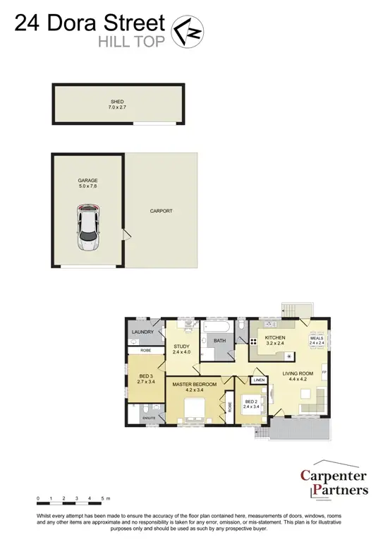 Floorplan of Homely house listing, 24 Dora Street, Hill Top NSW 2575