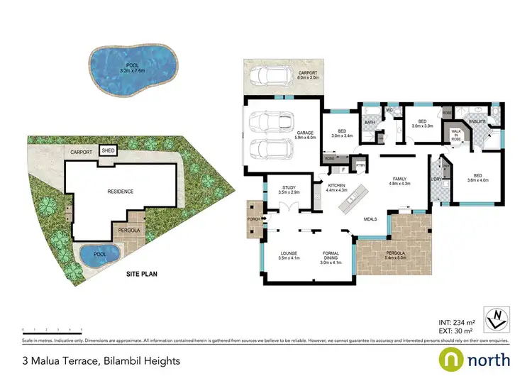 Floorplan of Homely house listing, 3 Malua Terrace, Bilambil Heights NSW 2486