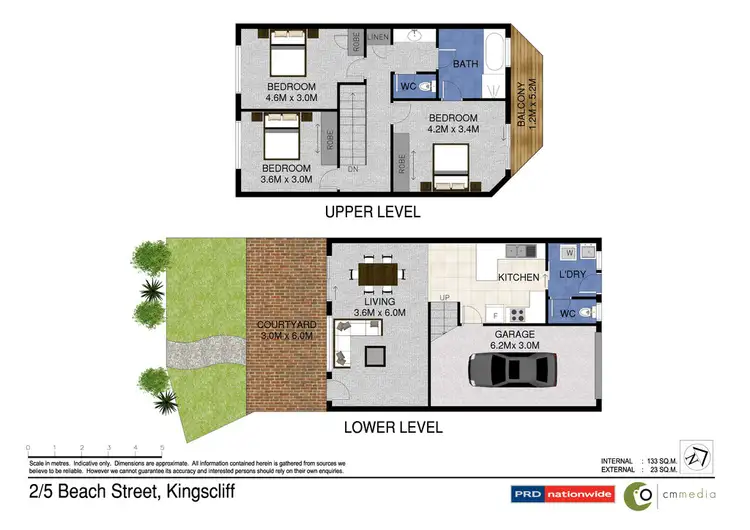 Floorplan of Homely townhouse listing, 2/5 Beach Street, Kingscliff NSW 2487