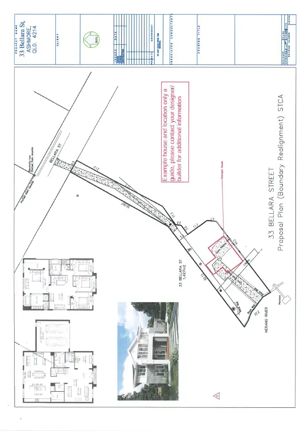 Floorplan of Homely land listing, 33 Bellara St, Ashmore QLD 4214