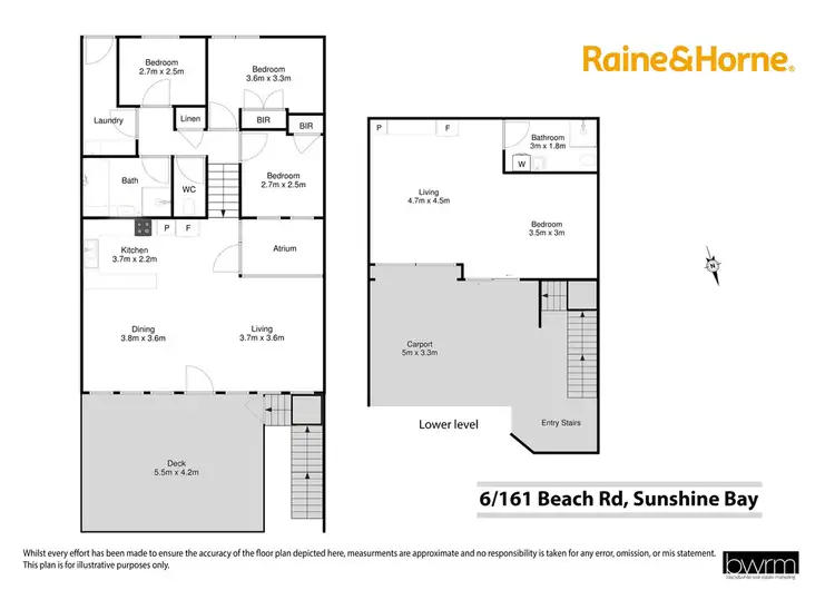 Floorplan of Homely unit listing, 6/161-163 Beach Road, Sunshine Bay NSW 2536