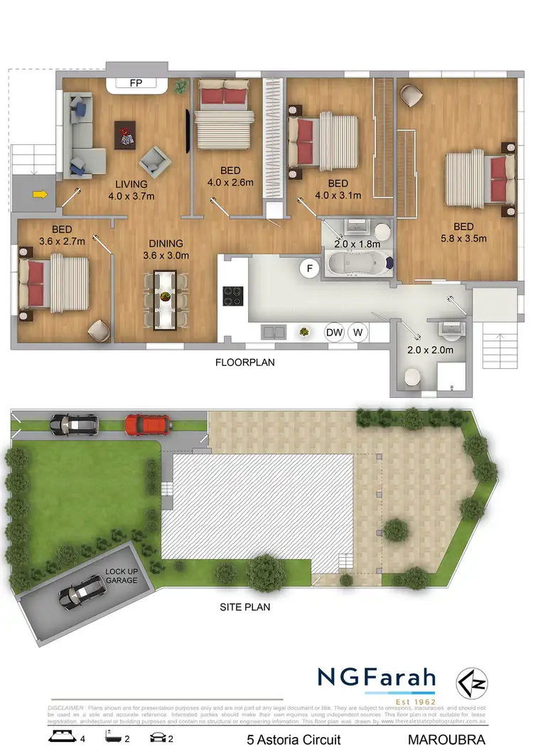 Floorplan of Homely house listing, 5 Astoria Circuit, Maroubra NSW 2035