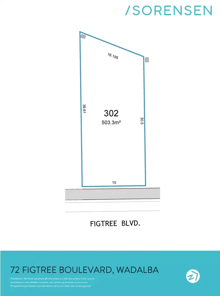 Floorplan of Homely land listing, 72 Figtree Boulevard, Wadalba NSW 2259