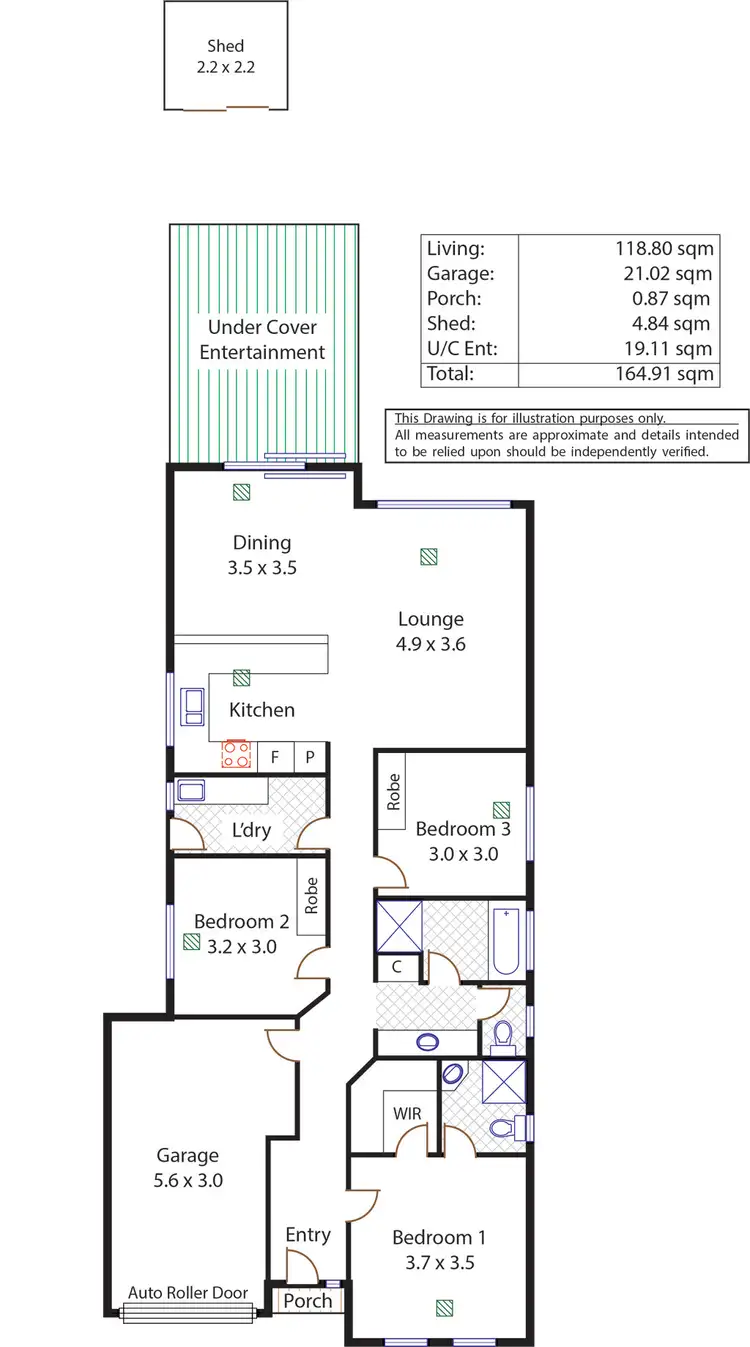 Floorplan of Homely house listing, 50a Kelsey Road, Salisbury North SA 5108