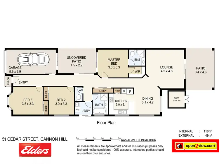 Floorplan of Homely house listing, 51 Cedar Street, Cannon Hill QLD 4170