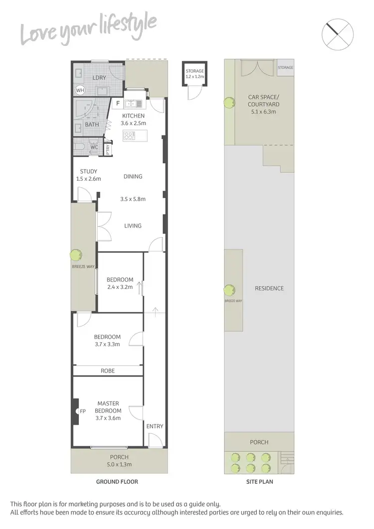 Floorplan of Homely house listing, 124 Station Street, Newtown NSW 2042