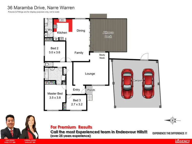 Floorplan of Homely house listing, 36 Maramba Drive, Narre Warren VIC 3805