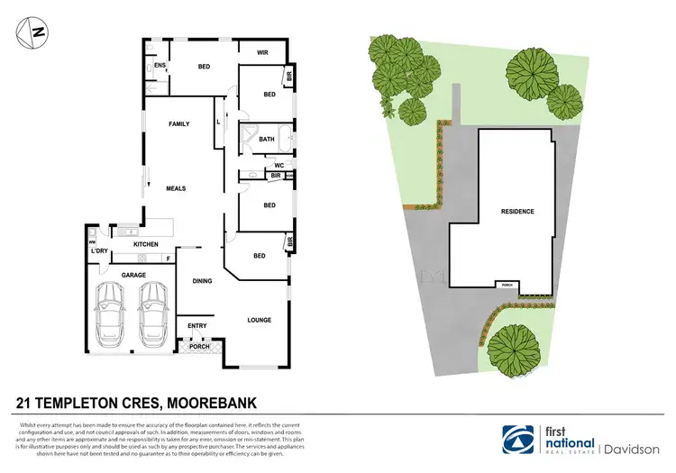 Floorplan of Homely house listing, 21 Templeton Crescent, Moorebank NSW 2170