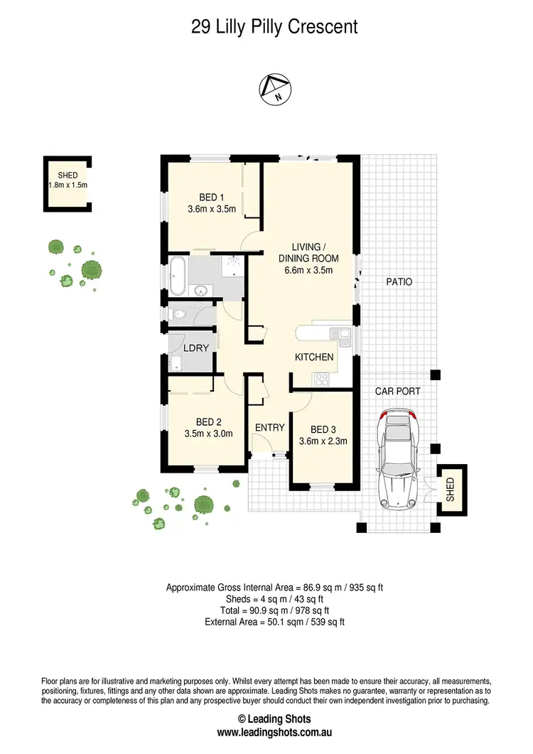 Floorplan of Homely house listing, 29 Lillypilly Crescent, Fitzgibbon QLD 4018