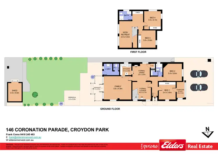 Floorplan of Homely house listing, 146 Coronation Parade, Croydon Park NSW 2133