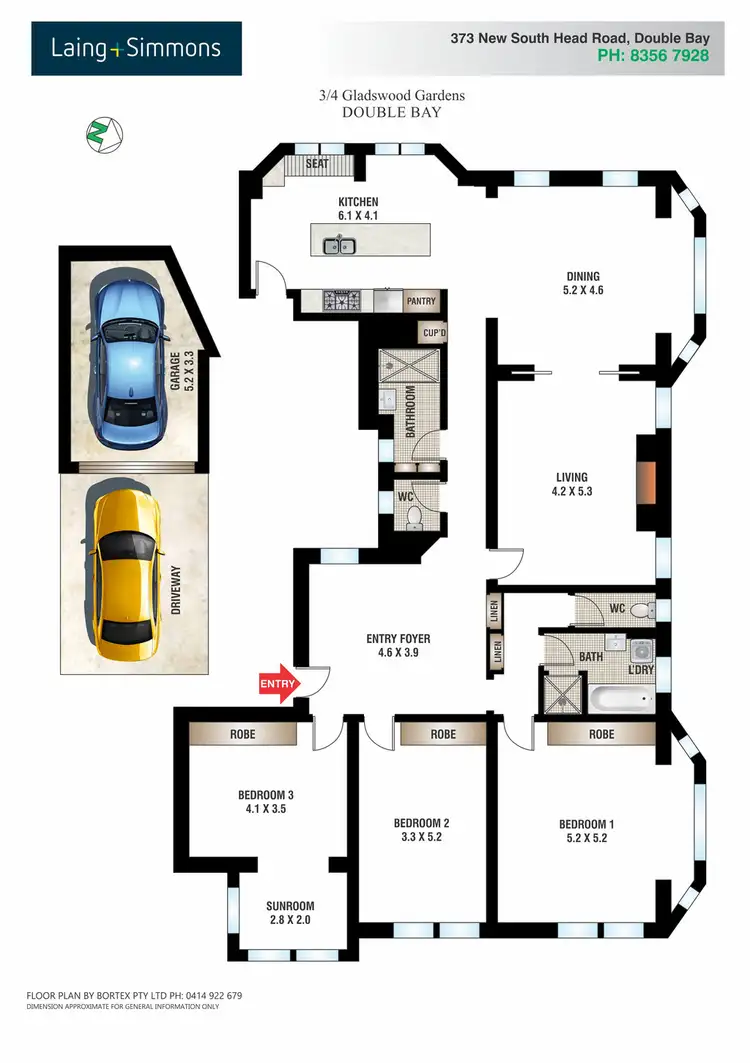 Floorplan of Homely apartment listing, 3/4 Gladswood Gardens, Double Bay NSW 2028