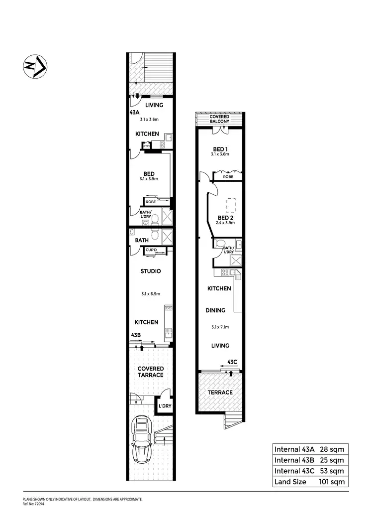 Floorplan of Homely house listing, 43 Renwick Street, Leichhardt NSW 2040