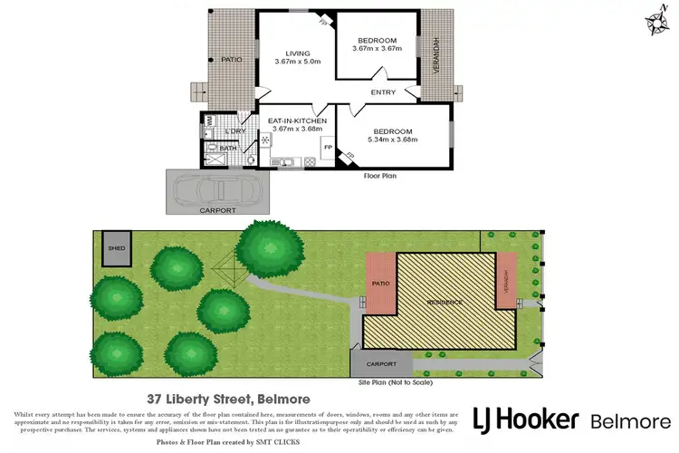 Floorplan of Homely house listing, 37 Liberty Street, Belmore NSW 2192