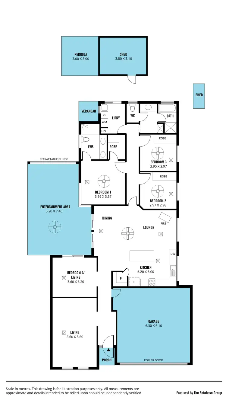 Floorplan of Homely house listing, 7 Auldstone Place, Huntfield Heights SA 5163