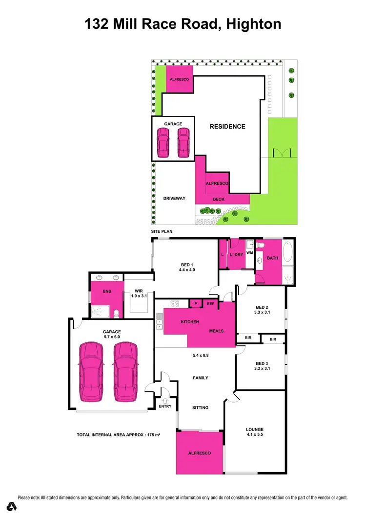 Floorplan of Homely house listing, 132 Mill Race Road, Highton VIC 3216