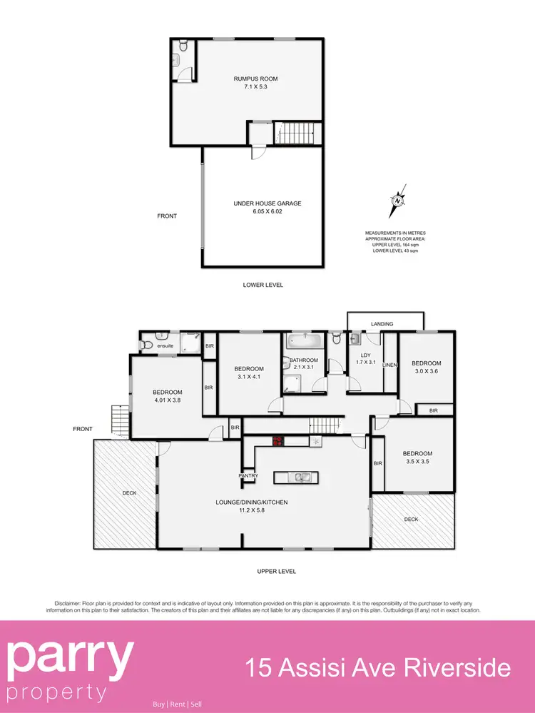 Floorplan of Homely house listing, 15 Assisi Avenue, Riverside TAS 7250