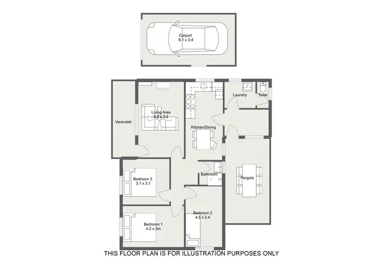 Floorplan of Homely house listing, 2 GUERNSEY STREET, Naracoorte SA 5271
