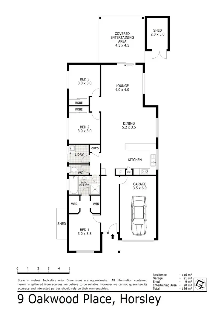 Floorplan of Homely house listing, 9 Oakwood Place, Horsley NSW 2530