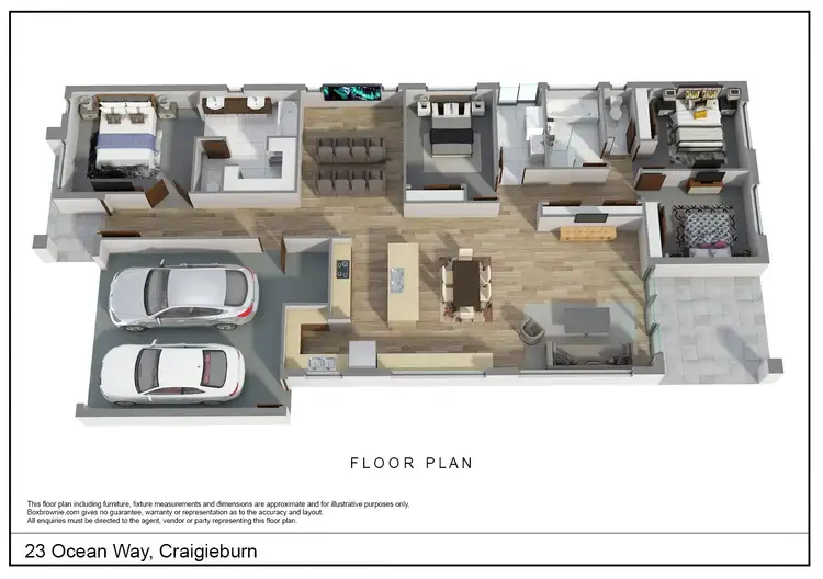 Floorplan of Homely house listing, 23 Ocean Way, Craigieburn VIC 3064