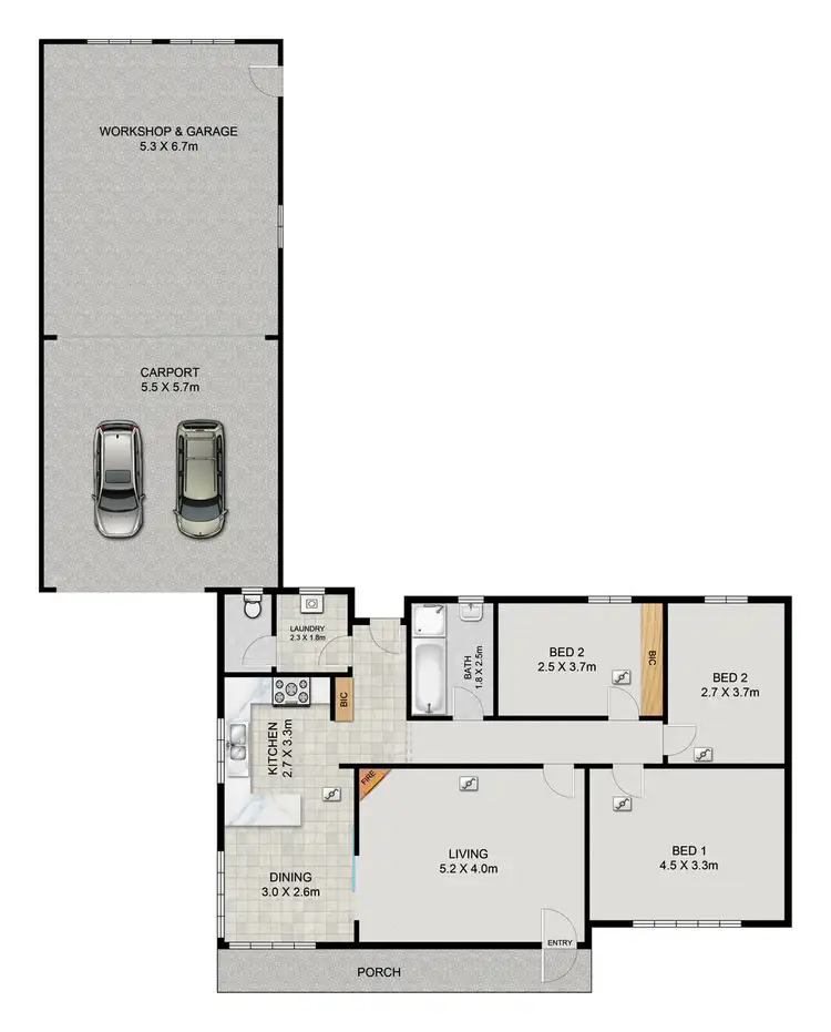 Floorplan of Homely house listing, 17 Somerset Ave, Fulham Gardens SA 5024