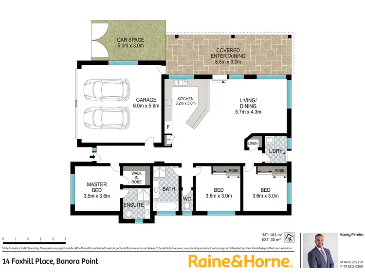 Floorplan of Homely house listing, 14 Foxhill Place, Banora Point NSW 2486