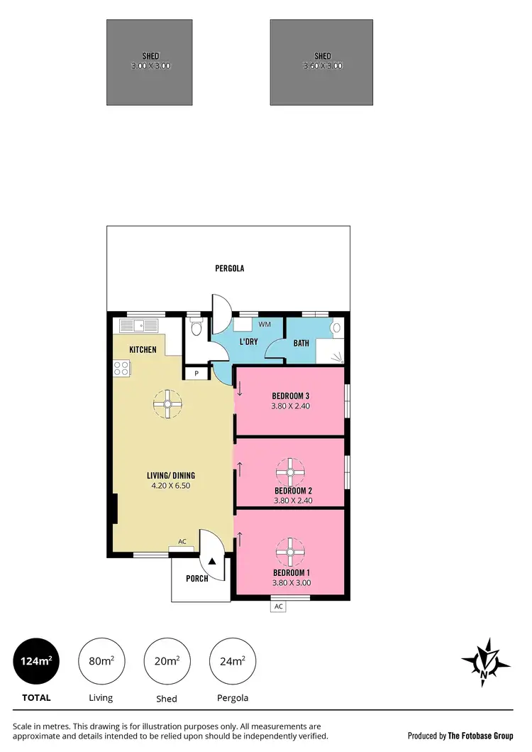 Floorplan of Homely house listing, 40 Midlow Road, Elizabeth Downs SA 5113