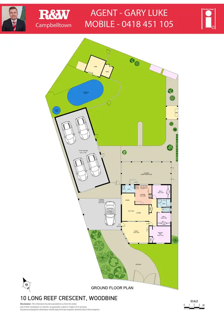Floorplan of Homely house listing, 10 Long Reef Crescent, Woodbine NSW 2560