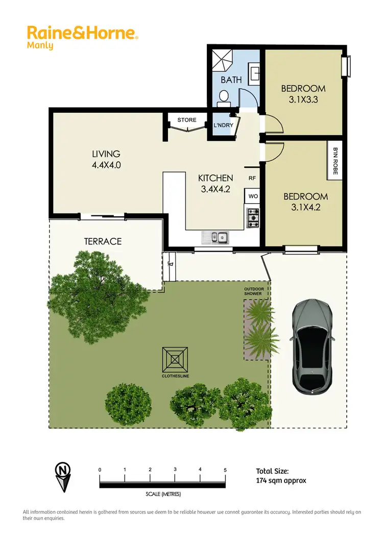 Floorplan of Homely apartment listing, 1/68 Adams Street, Curl Curl NSW 2096