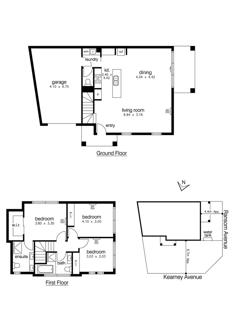 Floorplan of Homely townhouse listing, 7 Kearney Avenue, Altona VIC 3018