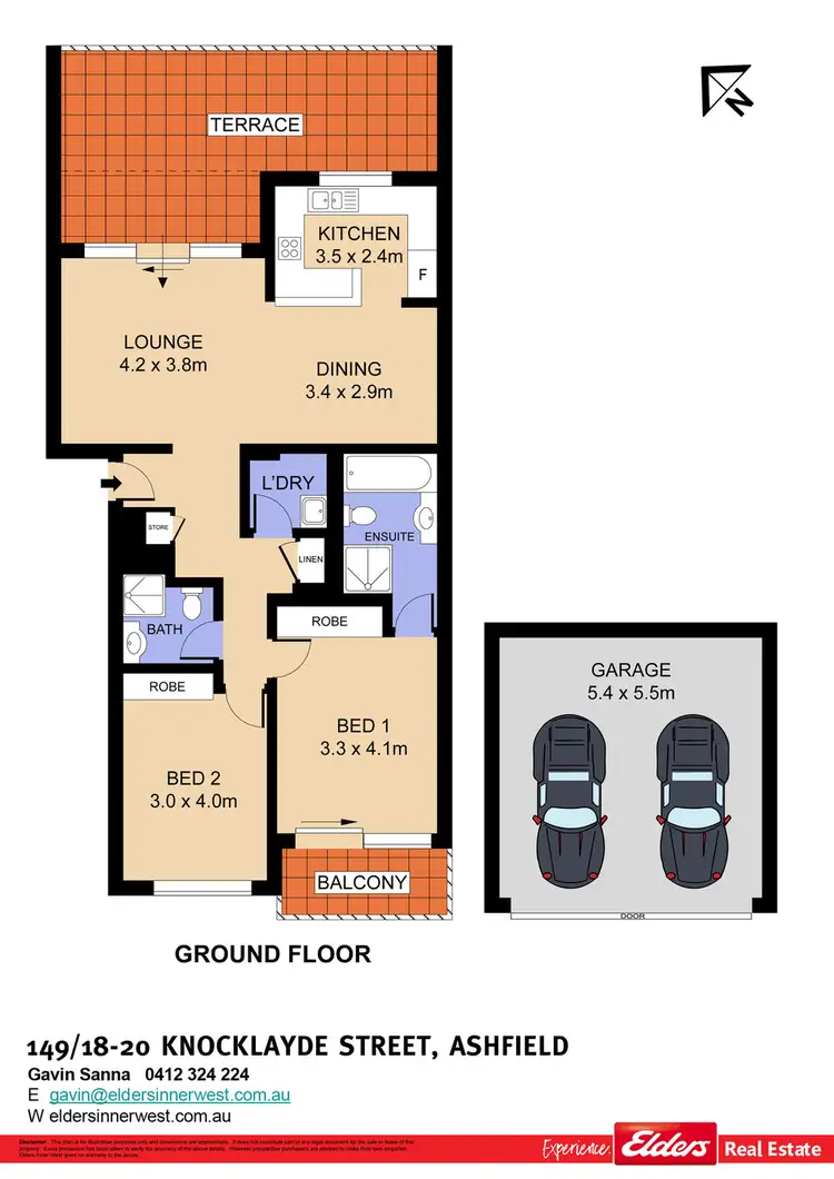 Floorplan of Homely unit listing, 149/18-20 Knocklayde Street, Ashfield NSW 2131