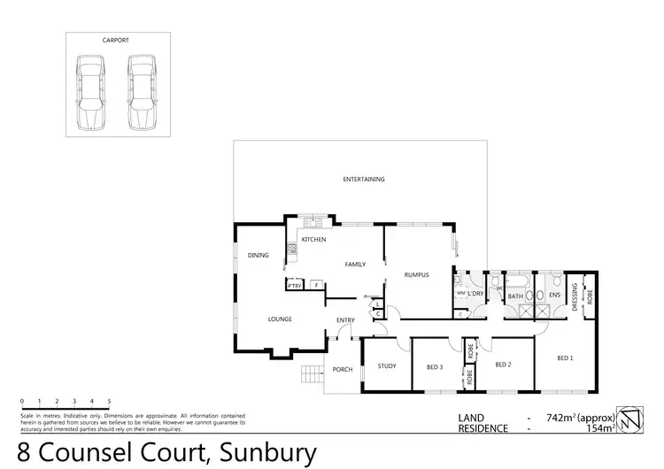 Floorplan of Homely house listing, 8 Counsel Court, Sunbury VIC 3429