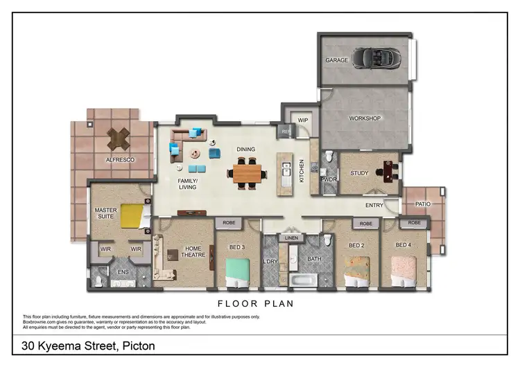 Floorplan of Homely house listing, 30 Kyeema Street, Picton NSW 2571