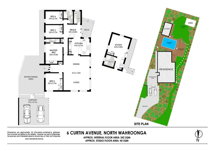 Floorplan of Homely house listing, 6 Curtin Avenue, Wahroonga NSW 2076