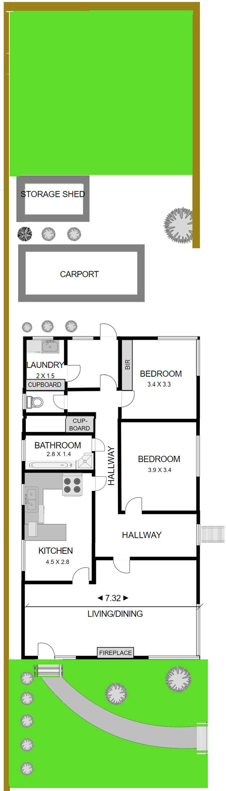 Floorplan of Homely house listing, 1/6A LITHGOW AVENUE, Blackburn VIC 3130