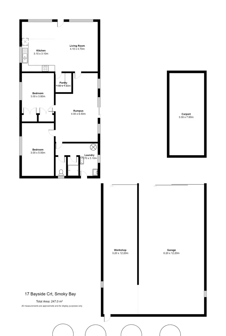 Floorplan of Homely house listing, 17 Bayside Court, Smoky Bay SA 5680
