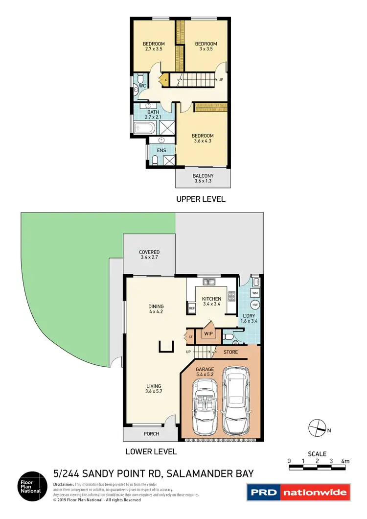 Floorplan of Homely townhouse listing, 5/244 Sandy Point Road, Salamander Bay NSW 2317