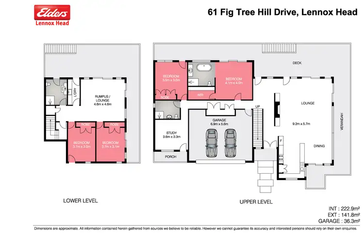 Floorplan of Homely house listing, 61 Fig Tree Hill Drive, Lennox Head NSW 2478