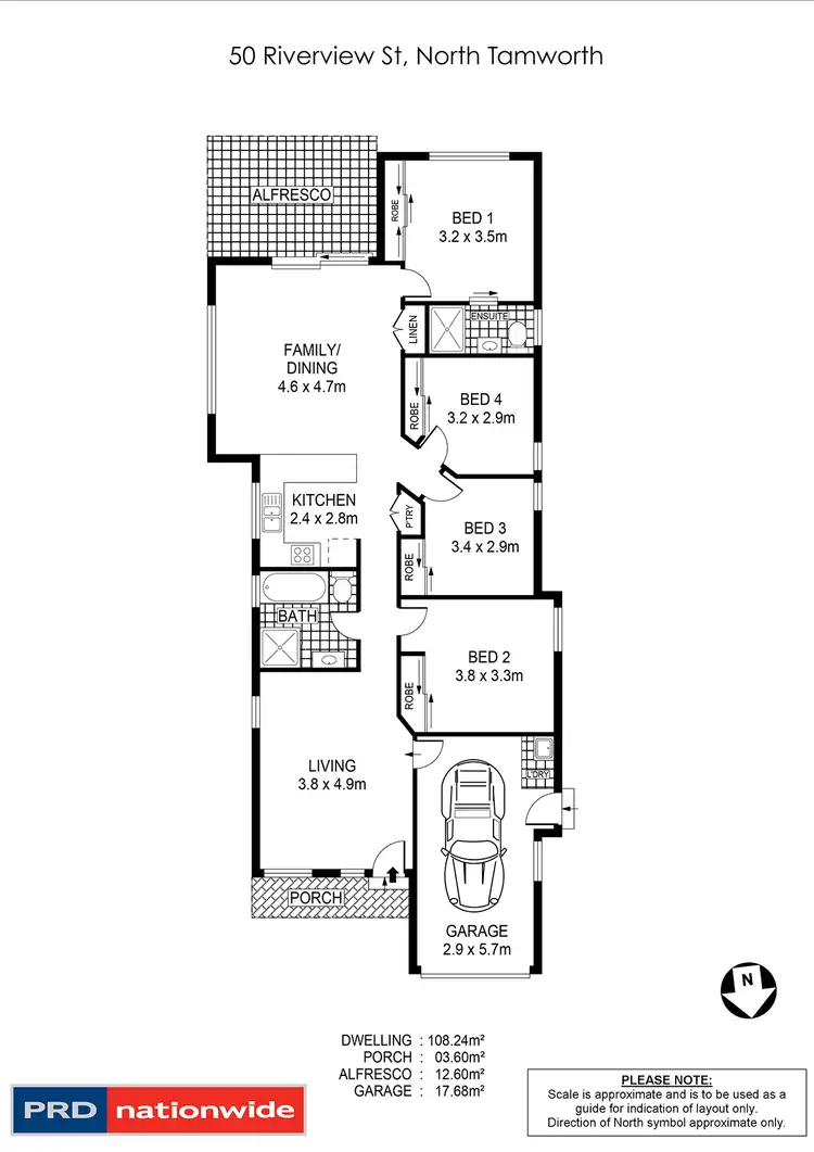 Floorplan of Homely house listing, 50 Riverview Street, Tamworth NSW 2340
