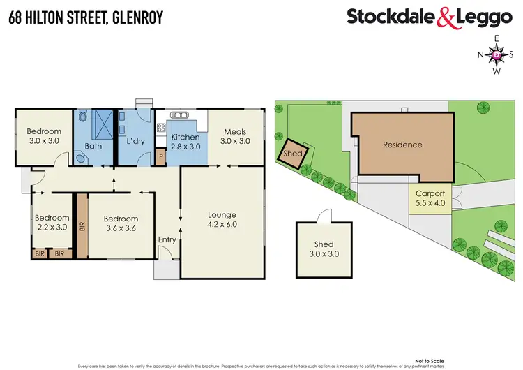 Floorplan of Homely house listing, 68 Hilton Street, Glenroy VIC 3046