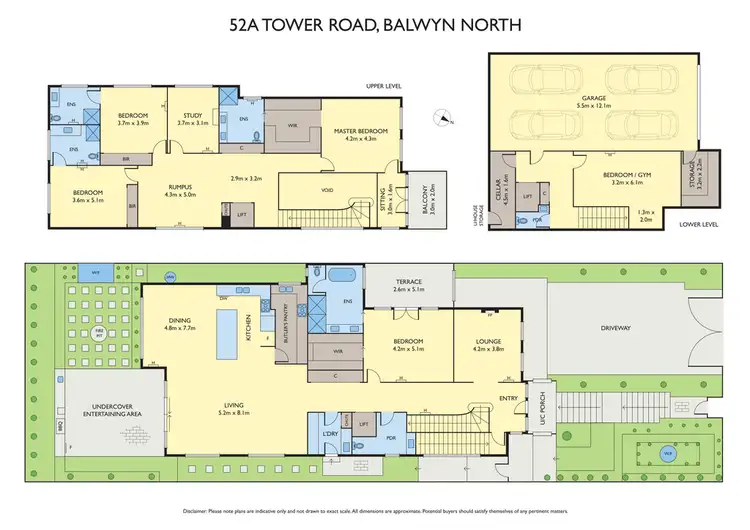 Floorplan of Homely house listing, 52A Tower Road, Balwyn North VIC 3104