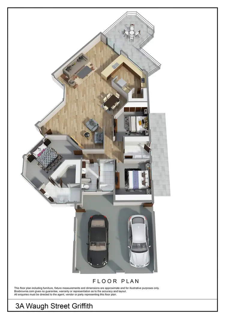 Floorplan of Homely house listing, 3A Waugh Street, Griffith NSW 2680