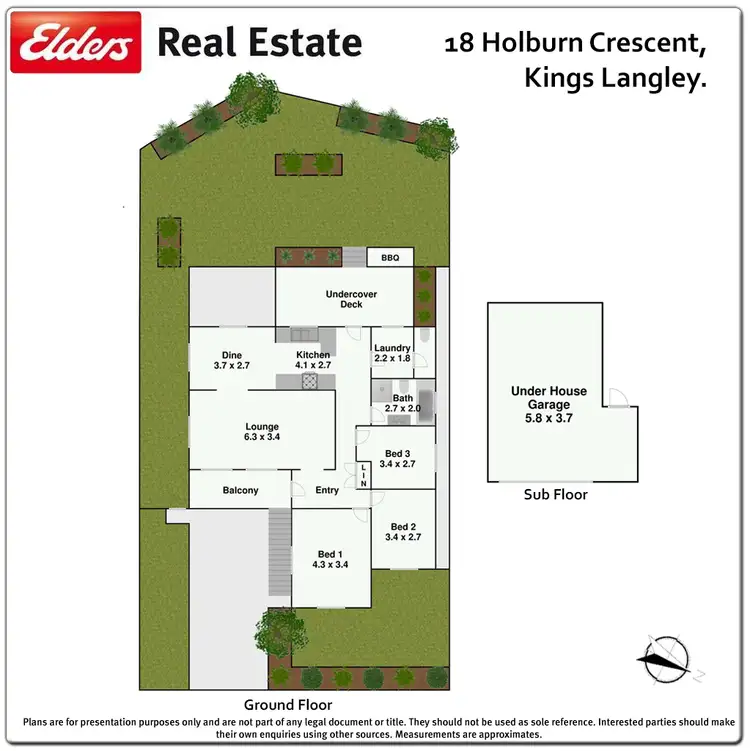 Floorplan of Homely house listing, 18 Holburn Crescent, Kings Langley NSW 2147