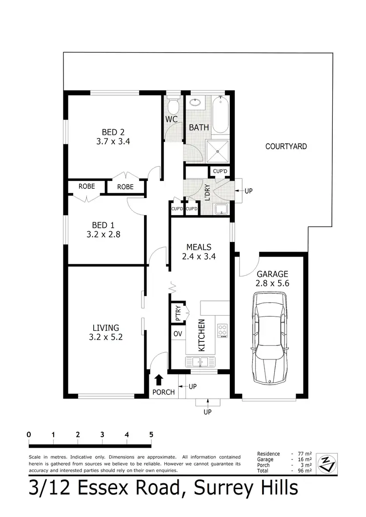 Floorplan of Homely unit listing, 3/12 Essex Road, Surrey Hills VIC 3127