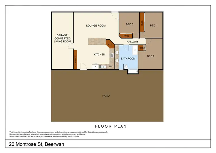 Floorplan of Homely house listing, 20 Montrose Street, Beerwah QLD 4519