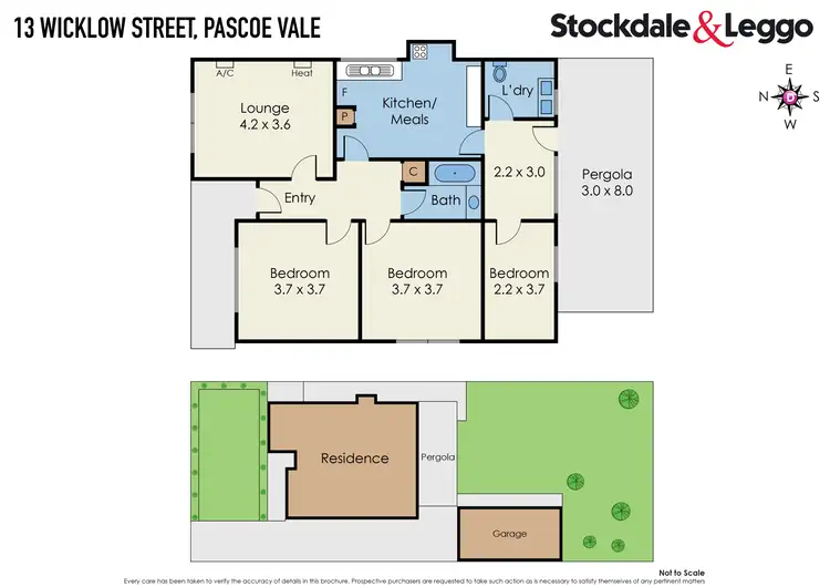 Floorplan of Homely house listing, 13 Wicklow Street, Pascoe Vale VIC 3044