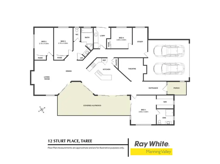 Floorplan of Homely house listing, 12 Sturt Place, Taree NSW 2430