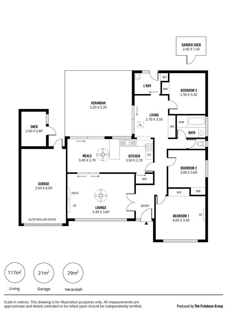 Floorplan of Homely house listing, 26 Eusebio Drive, Salisbury East SA 5109