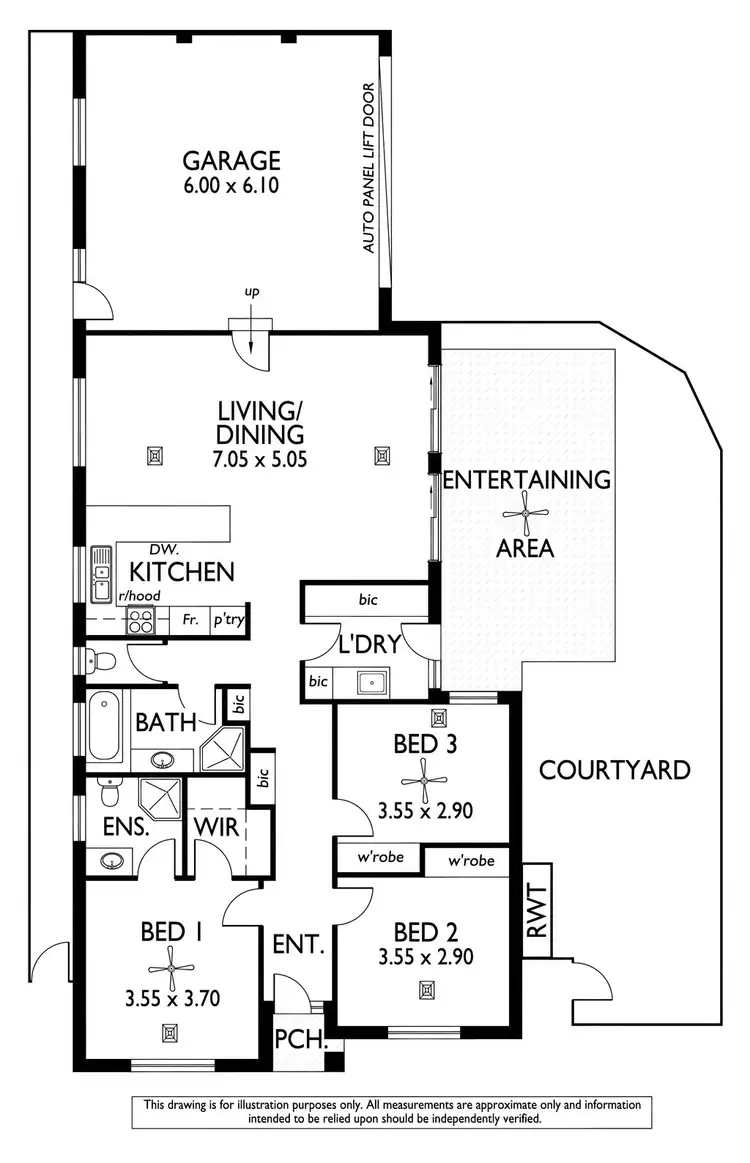 Floorplan of Homely house listing, 1/6 Packard Street, North Plympton SA 5037