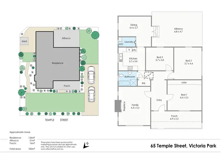 Floorplan of Homely house listing, 65 Temple Street, Victoria Park WA 6100