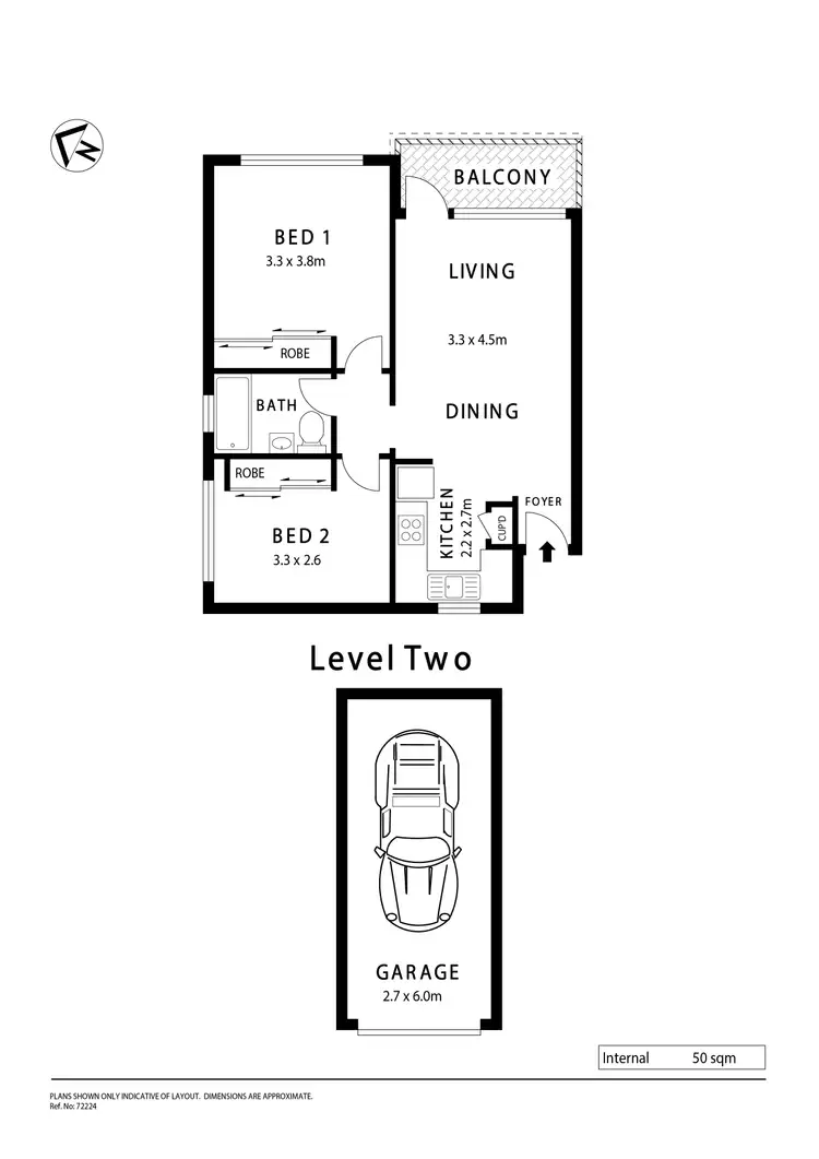 Floorplan of Homely unit listing, 9/5 Henry Street, Ashfield NSW 2131